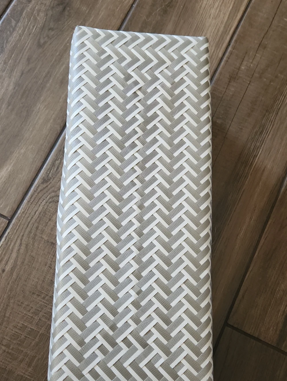 Neutral Gray & White Woven Desk Organizer - Brand Unknown
